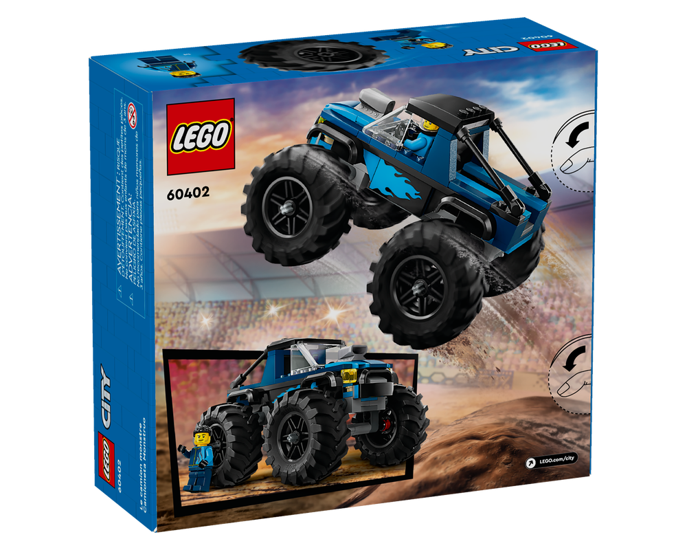 Lego 60402 Blue Monster Truck