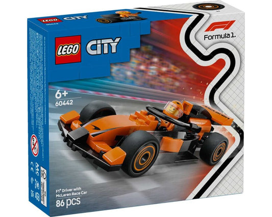 Lego 60442 F1 Driver with McLaren Race Car