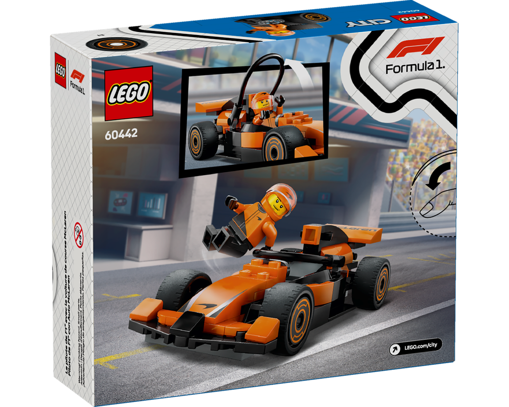 Lego 60442 F1 Driver with McLaren Race Car