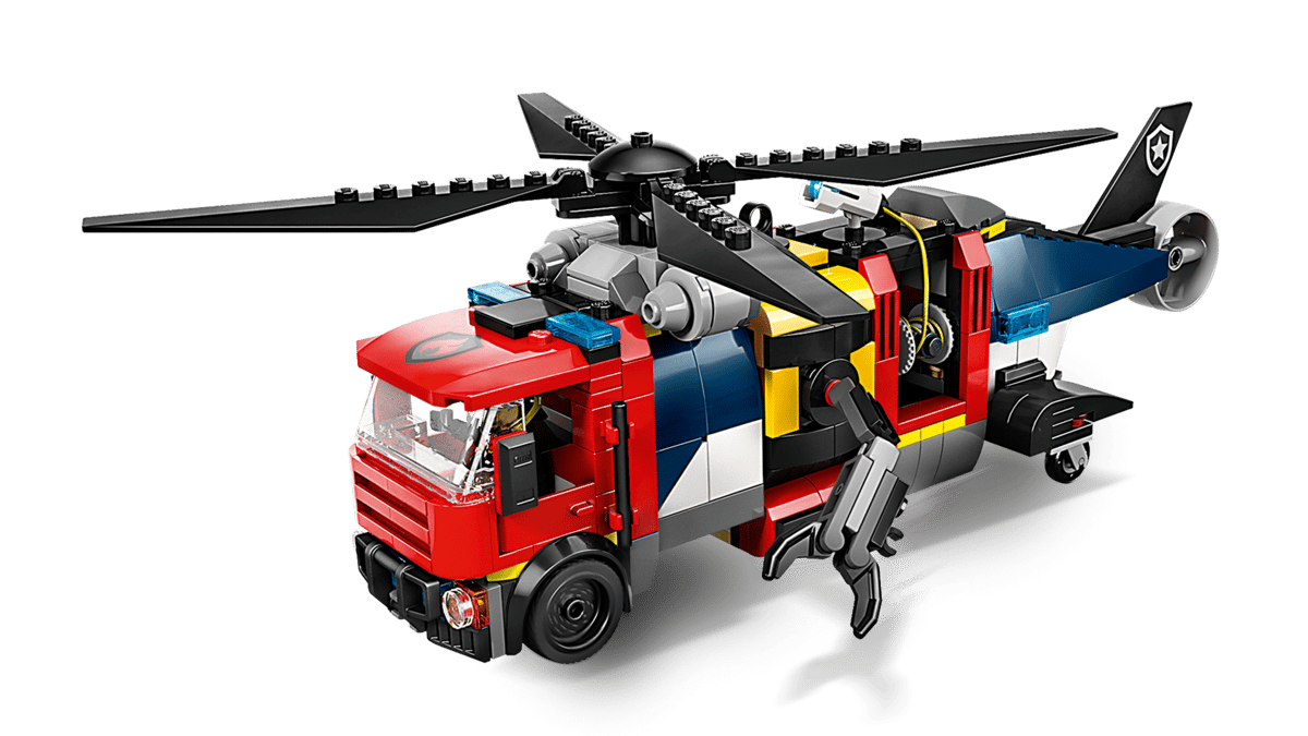 Lego 60462 Helicopter, Fire Truck & Submarine Remix