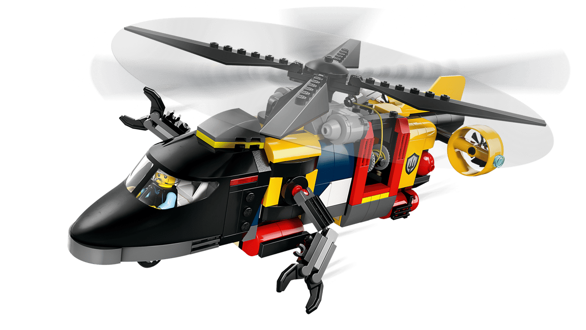 Lego 60462 Helicopter, Fire Truck & Submarine Remix
