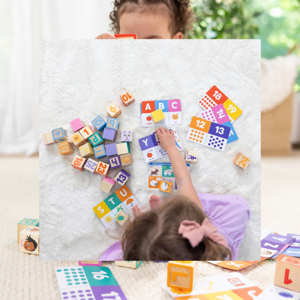 Melissa & Doug Ms. Rachel Wooden Learning Blocks (50357)