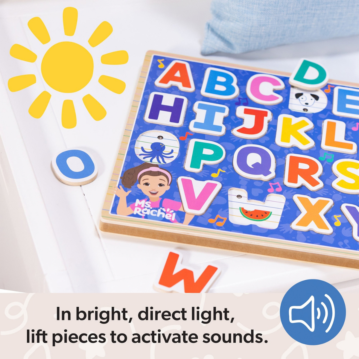 Melissa & Doug Ms. Rachel Alphabet Phonics Sound Puzzle (50379)