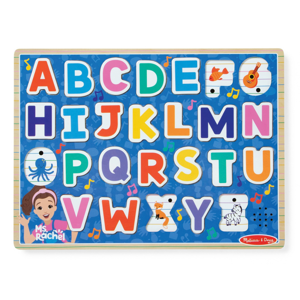 Melissa & Doug Ms. Rachel Alphabet Phonics Sound Puzzle (50379)