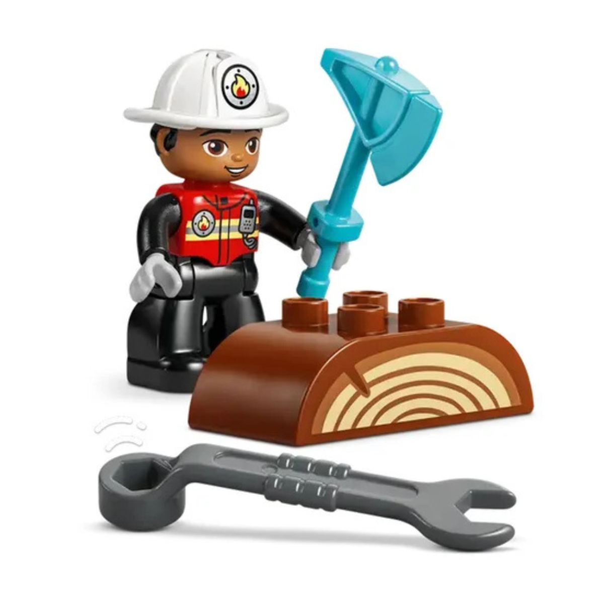 Lego Duplo Town Fire Truck with Hose and Firefighter (10473)