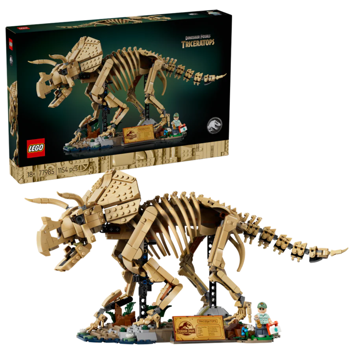 Lego Jurassic World Dinosaur Fossils: Triceratops (77985)