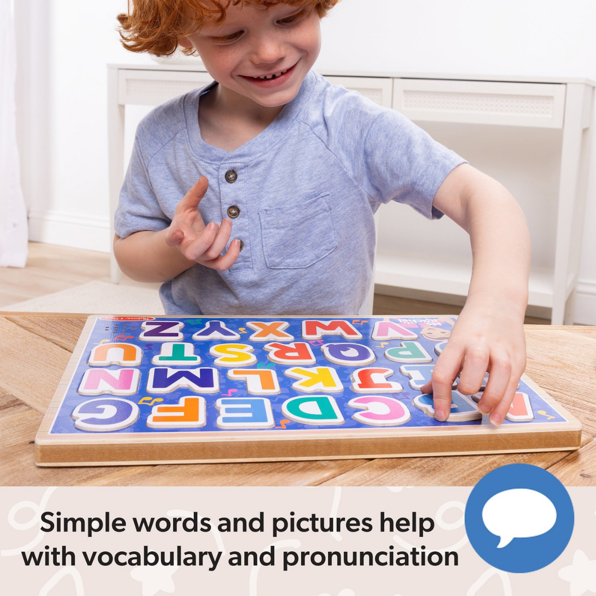 Melissa & Doug Ms. Rachel Alphabet Phonics Sound Puzzle (50379)