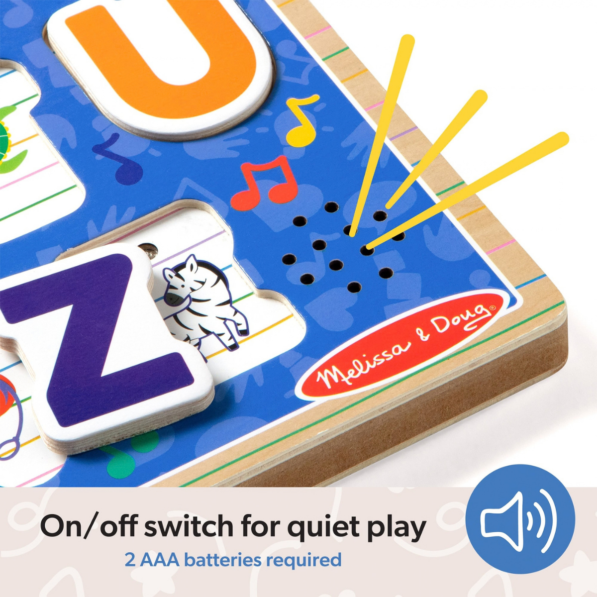 Melissa & Doug Ms. Rachel Alphabet Phonics Sound Puzzle (50379)