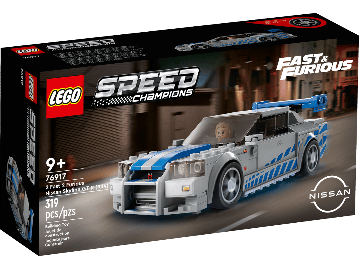 Lego Speed Champions 2 Fast 2 Furious Nissan Skyline GT-R (R34) 76917
