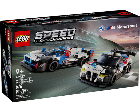 Lego 76922 BMW M4 GT3 & BMW M Hybrid V8 Race Cars