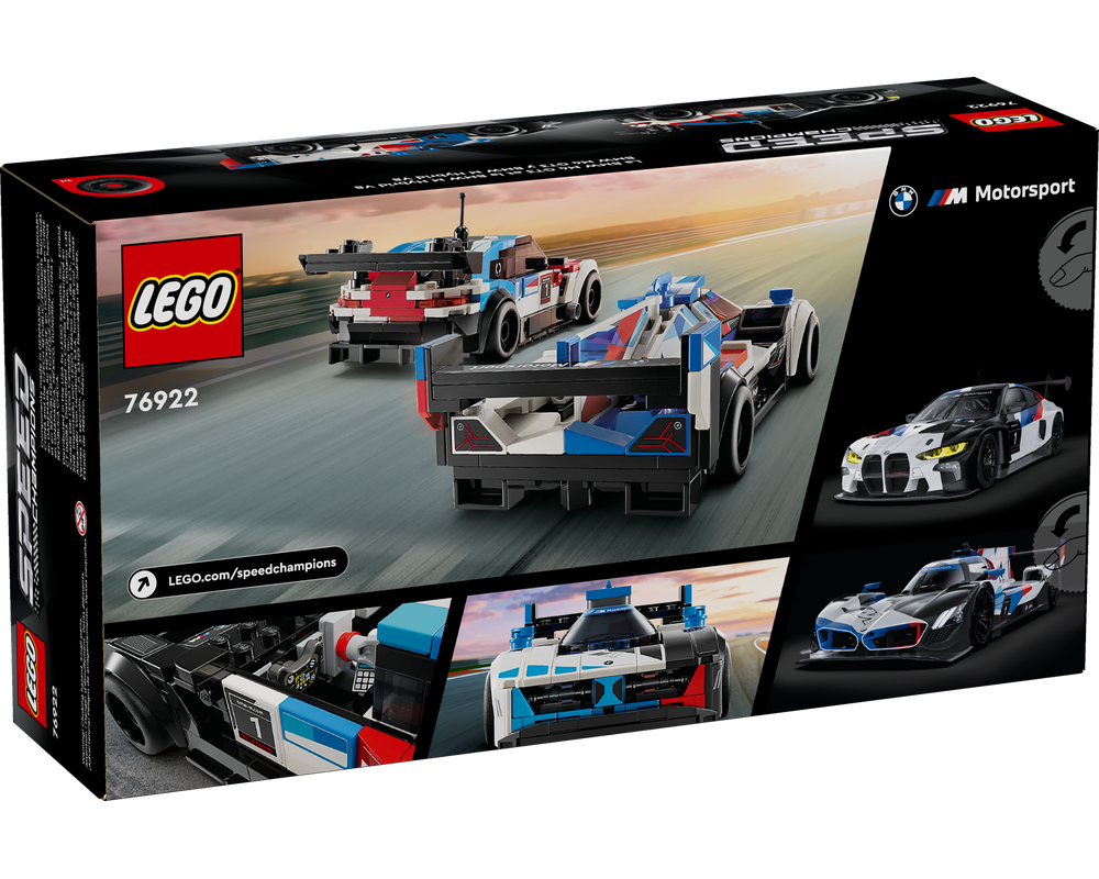 Lego 76922 BMW M4 GT3 & BMW M Hybrid V8 Race Cars