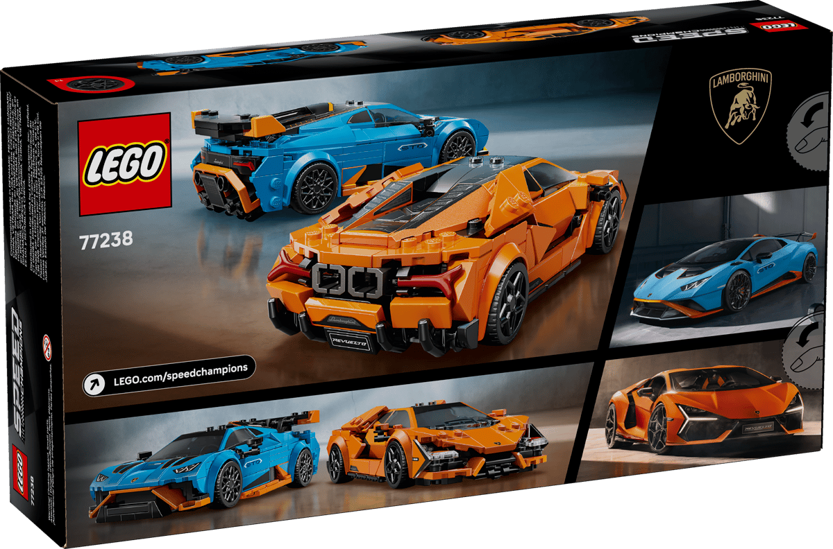 Lego 77238 Lamborghini Revuelto & Huracán STO