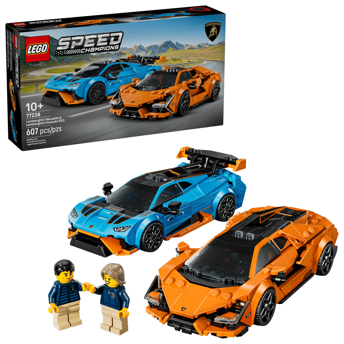 Lego 77238 Lamborghini Revuelto & Huracán STO