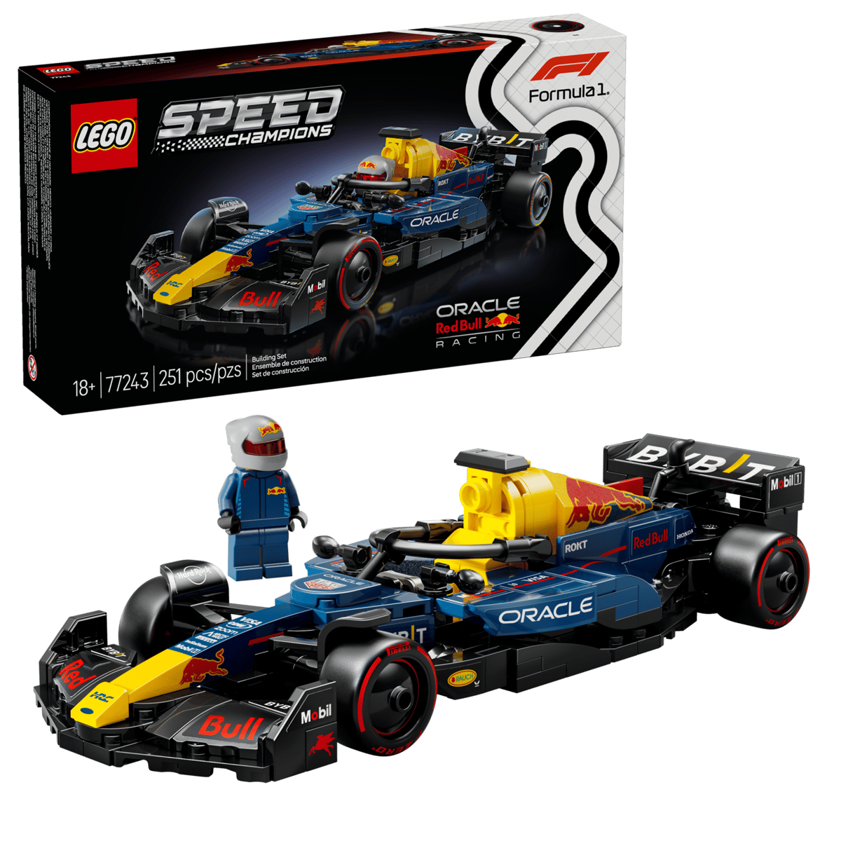 Lego 77243 Oracle Red Bull Racing RB20 F1 Race Car