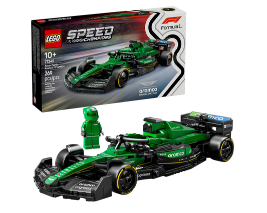 Lego 77245 Aston Martin Aramco F1 AMR24 Race Car