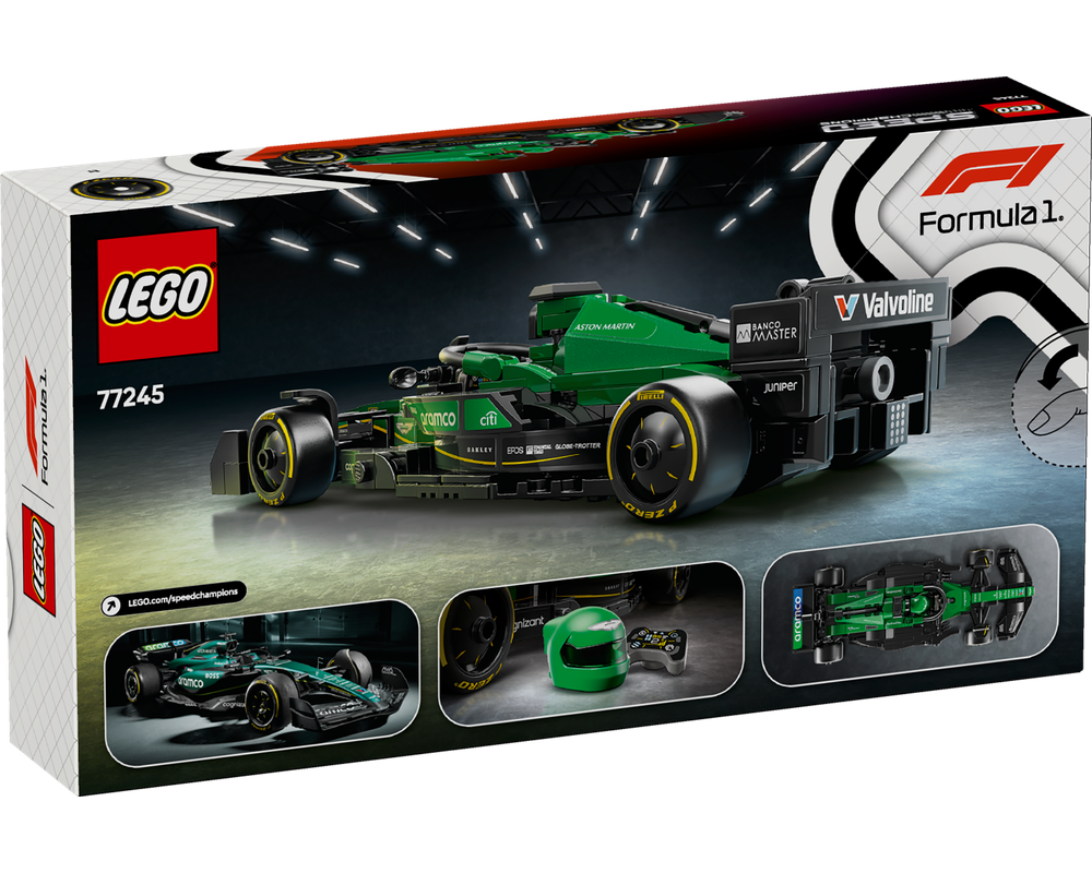Lego 77245 Aston Martin Aramco F1 AMR24 Race Car