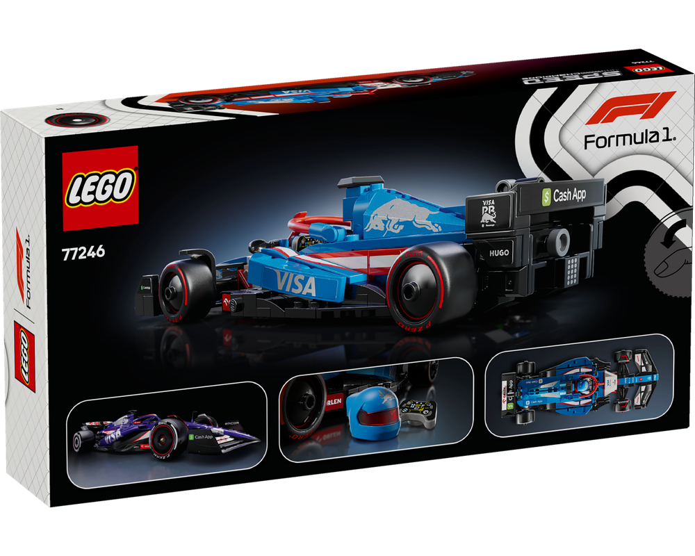 Lego 77246 Visa Cash App RB VCARB 01 F1 Race Car