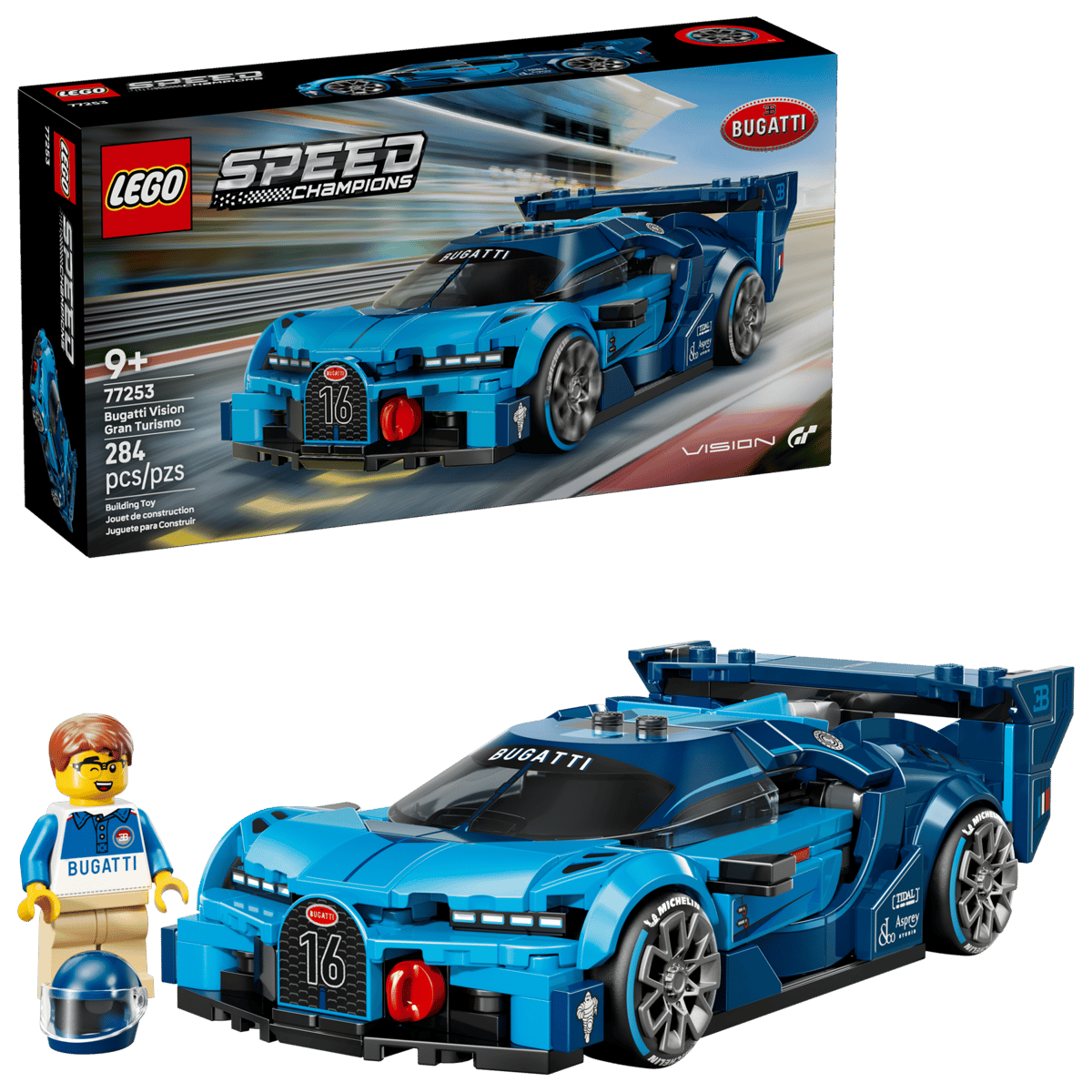 Lego Speed Champions Bugatti Vision GT Hyper Sports Car 77253