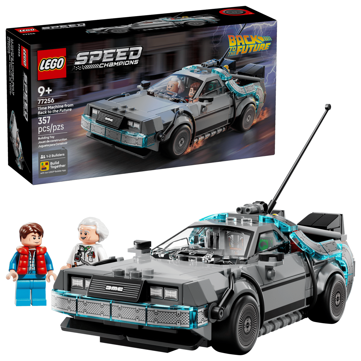Lego Speed Champions Time Machine from Back to the Future 77256