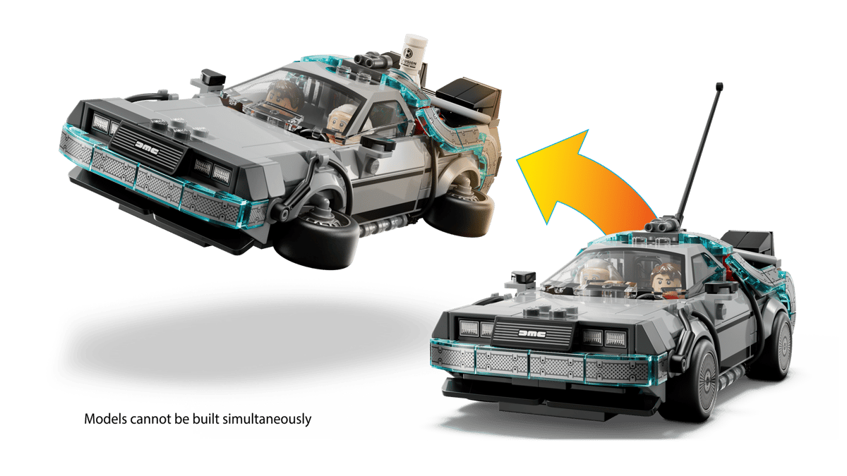 Lego Speed Champions Time Machine from Back to the Future 77256