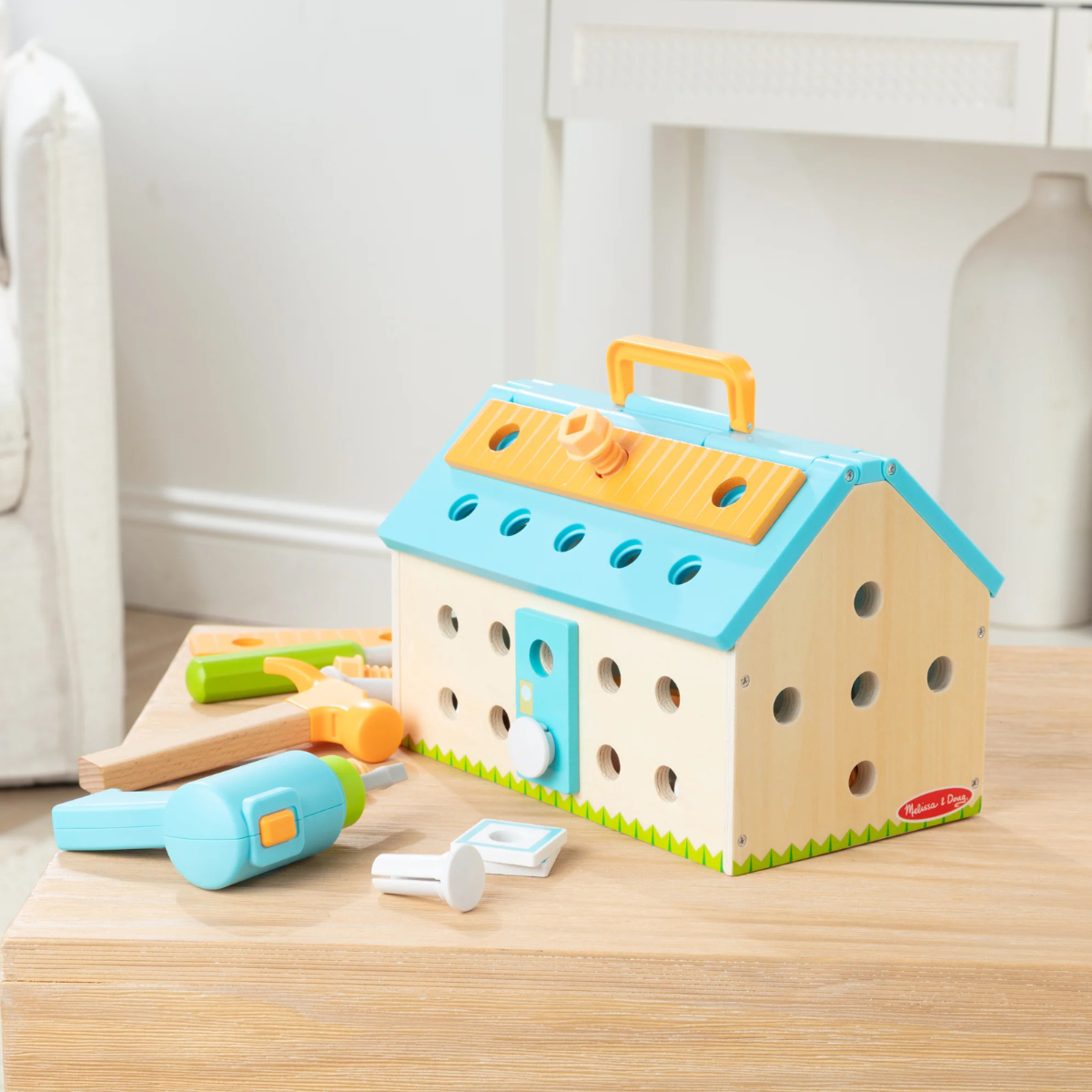 Melissa & Doug Build A House Toolbox Play Set (6076873)