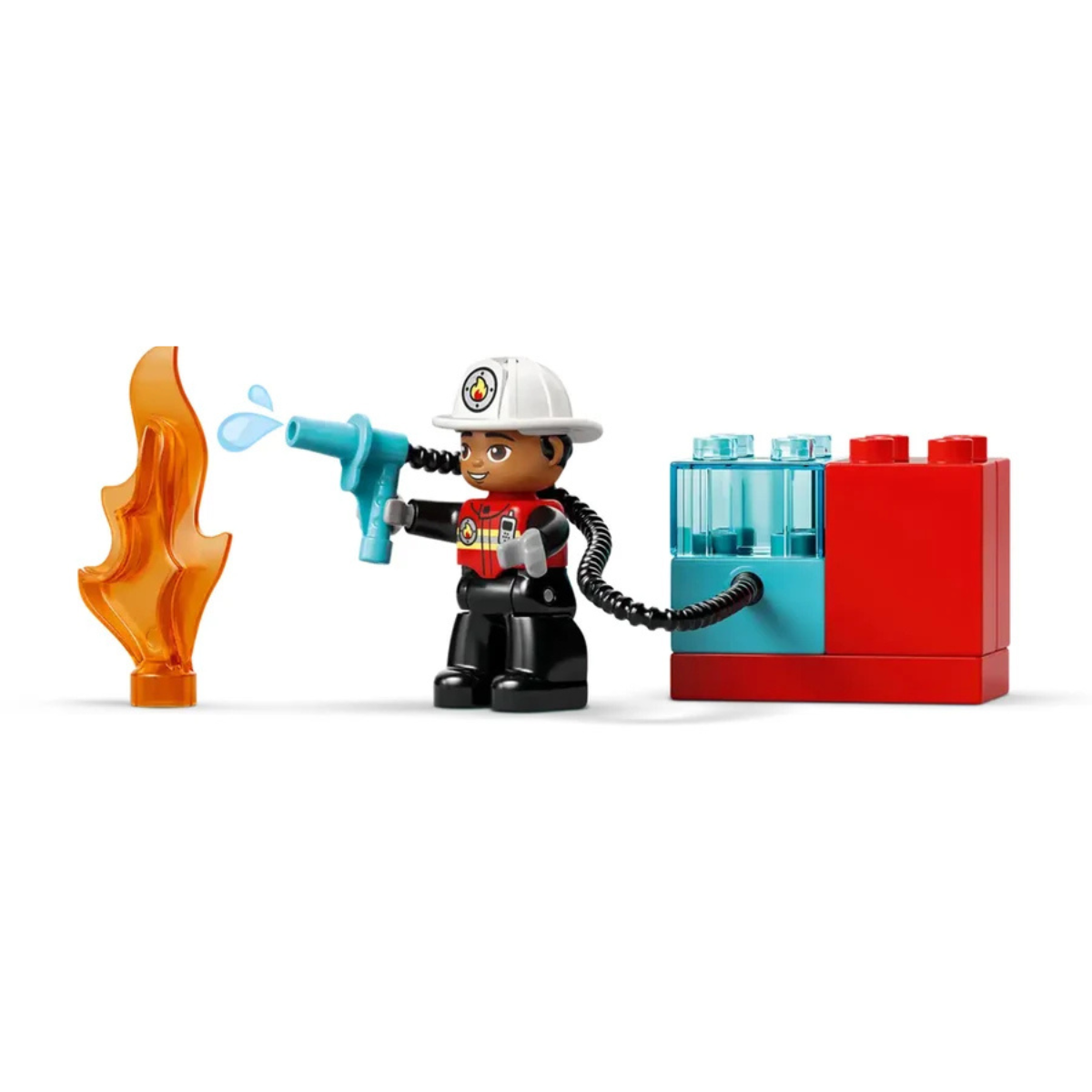 Lego Duplo Town Fire Truck with Hose and Firefighter (10473)