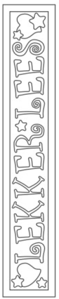 SandArt Individual Bookmarks (Large) (210mm x 37.5mm)