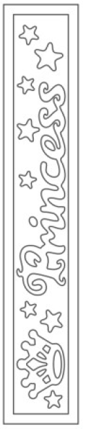 SandArt Individual Bookmarks (Large) (210mm x 37.5mm)