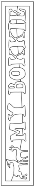 SandArt Individual Bookmarks (Large) (210mm x 37.5mm)