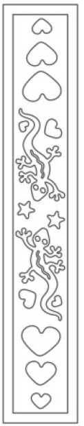 SandArt Individual Bookmarks (Large) (210mm x 37.5mm)