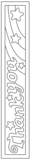 SandArt Individual Bookmarks (Large) (210mm x 37.5mm)