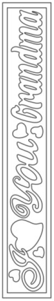 SandArt Individual Bookmarks (Large) (210mm x 37.5mm)