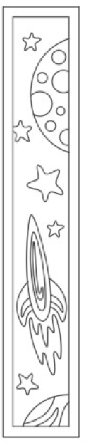 SandArt Individual Bookmarks (Large) (210mm x 37.5mm)