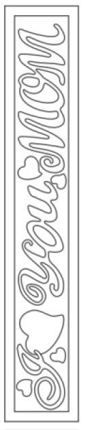 SandArt Individual Bookmarks (Large) (210mm x 37.5mm)
