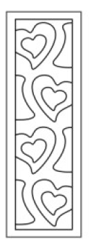 SandArt Individual Bookmarks (Small) (150mm x 52.5mm)