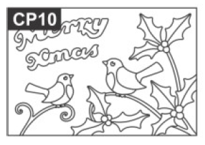 SandArt Individual PostCards Christmas Designs (150mm x 105mm)