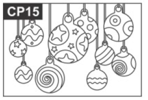 SandArt Individual PostCards Christmas Designs (150mm x 105mm)