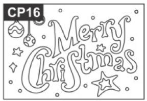 SandArt Individual PostCards Christmas Designs (150mm x 105mm)
