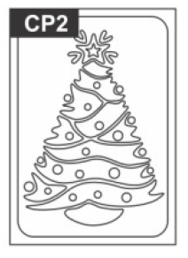 SandArt Individual PostCards Christmas Designs (150mm x 105mm)