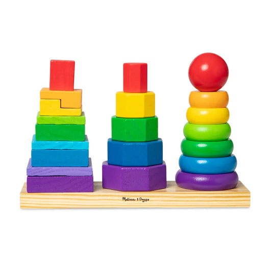 Melissa & Doug Geometric Stacker 6073093