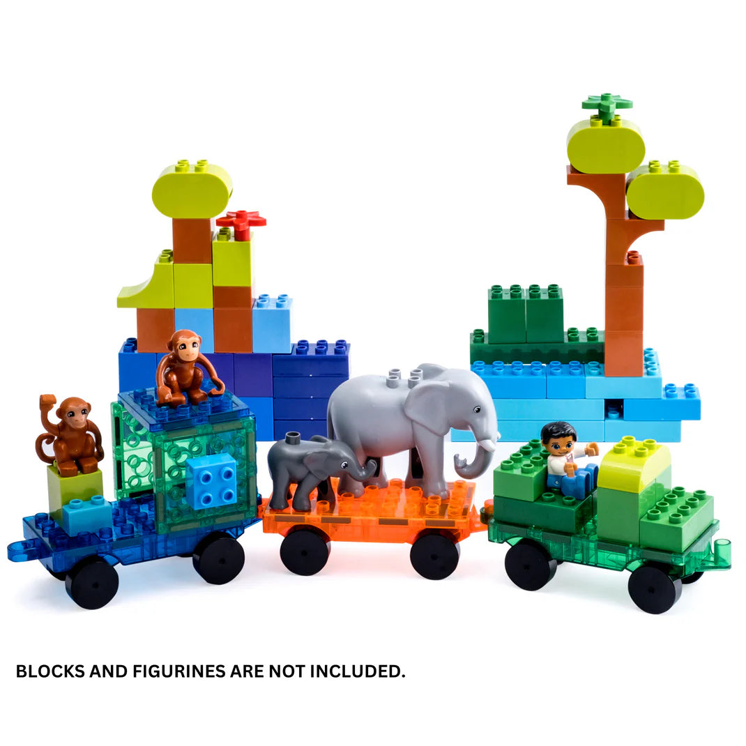 Imagimags Train Set (Compatible with all Lego Duplo Blocks)