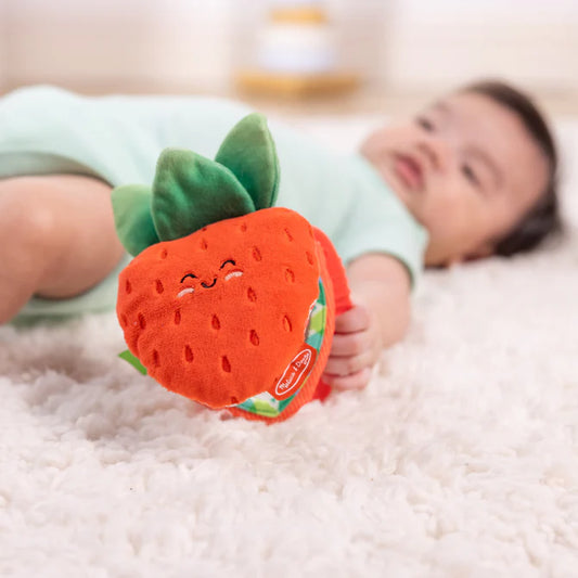 Melissa & Doug Peek-a-Boo Berry Take-Along Toy (Strawberry Take-Along Toy) 50742