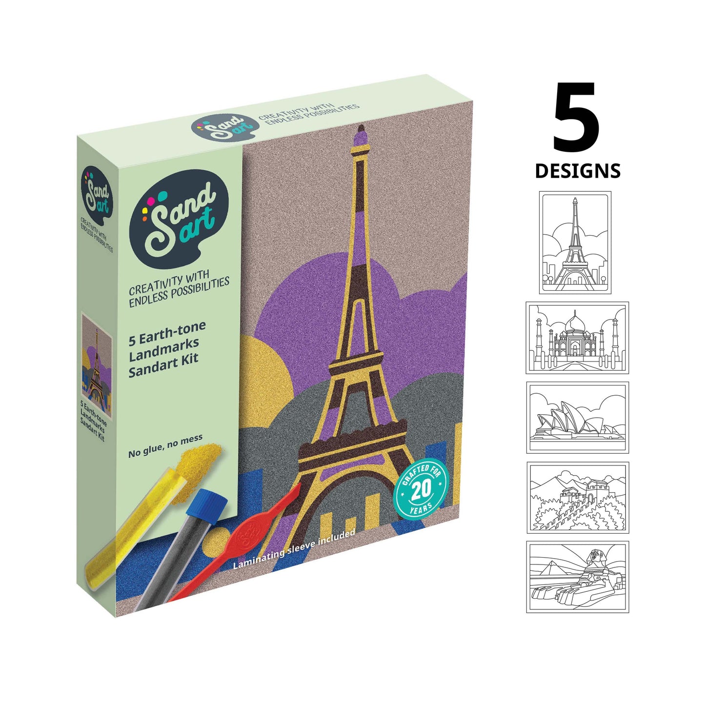 SandArt Earth-tone Landmarks