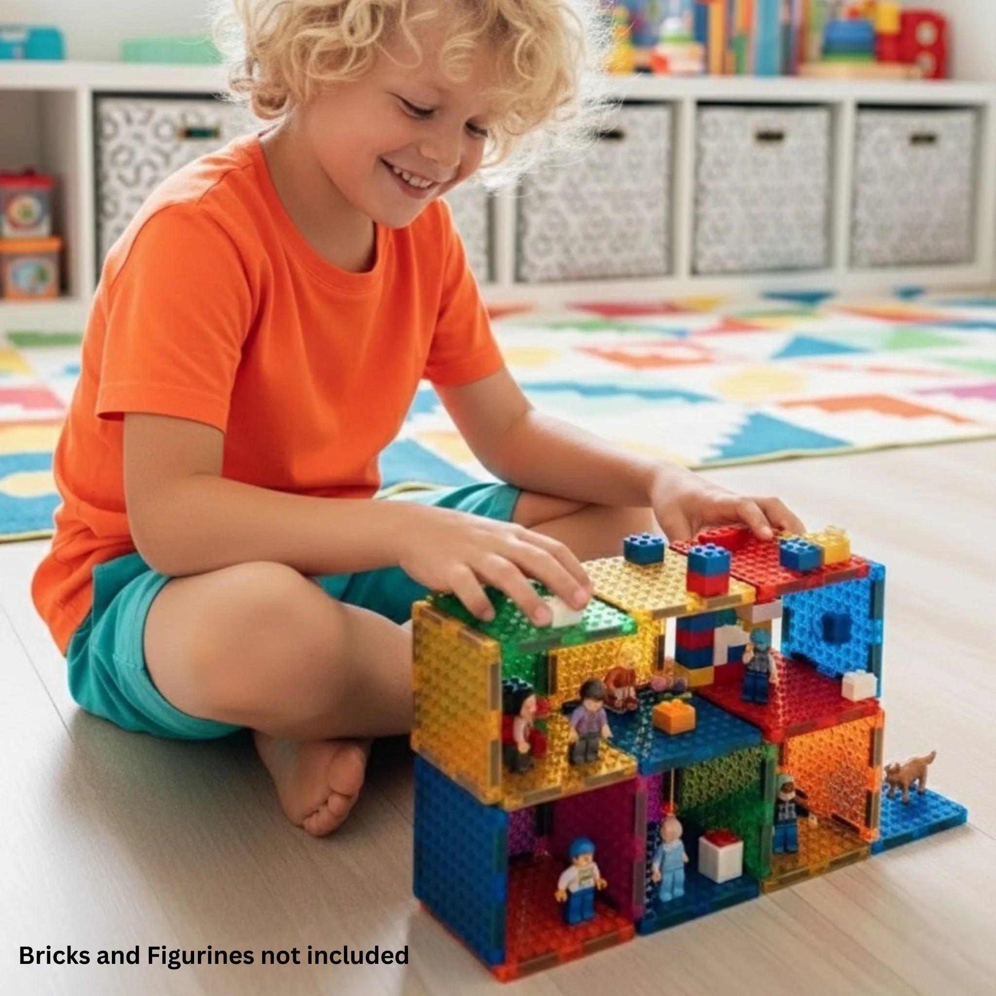 Imagimags Construction Set (Compatible with all regular sized Lego bricks)