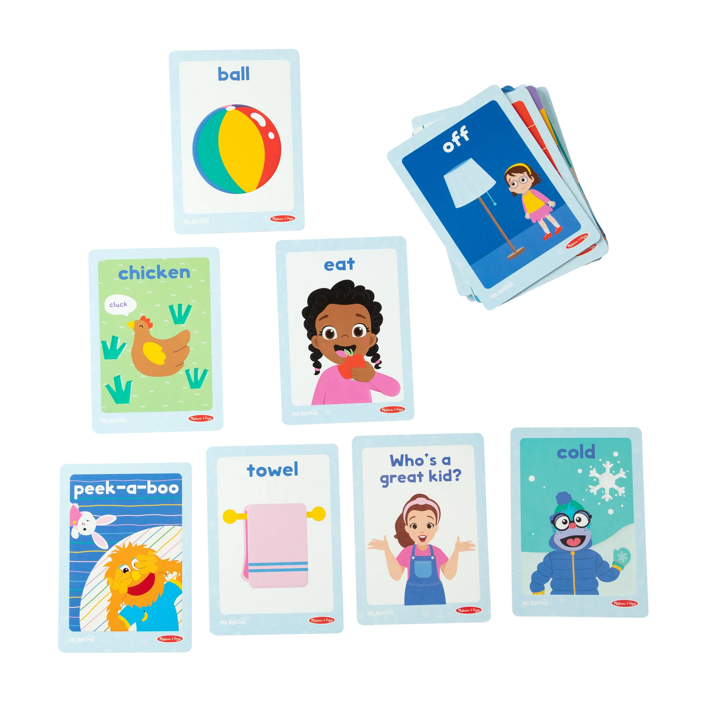 Ms Rachel First Word Sensory Cards 6074477