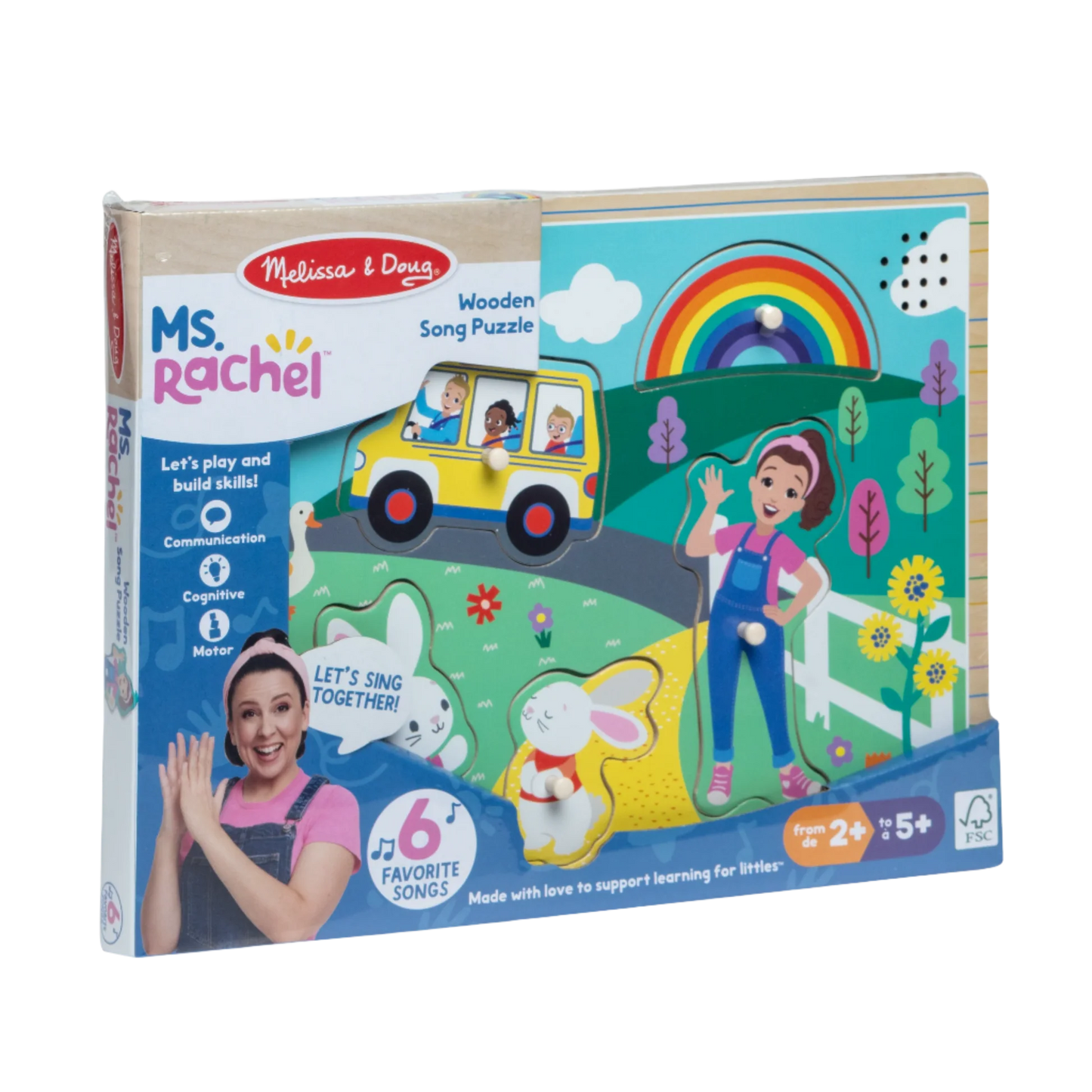 Ms Rachel Wooden Song Puzzle 50355