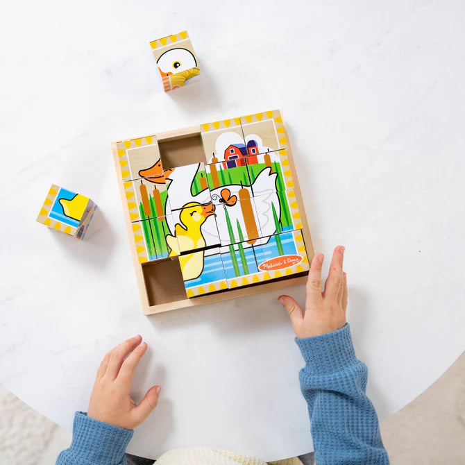 Melissa & Doug Farm Cube Puzzle - 16 Pieces 6073104