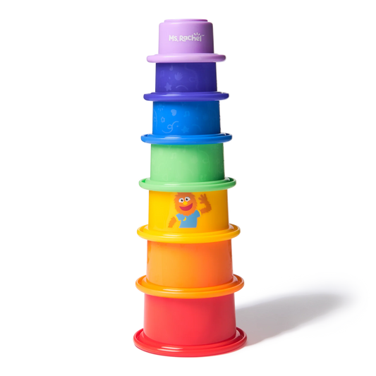 Ms Rachel Rainbow Stacking Cups 6073617