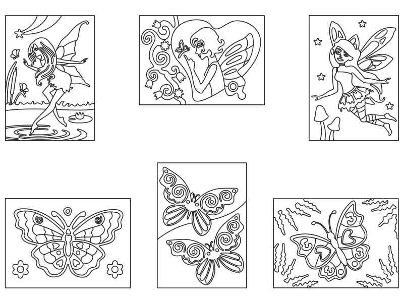SandArt Six Pack - Fairies & Butterflies