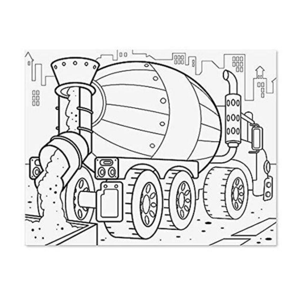 Melissa & Doug Jumbo Coloring Pad Vehicles